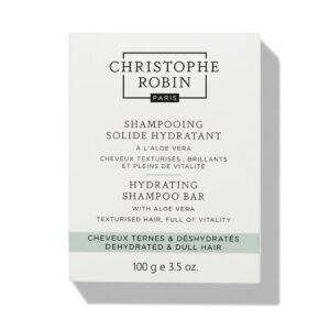 Christophe Robin Hydrating Shampoo Bar with Aloe Vera (100g)