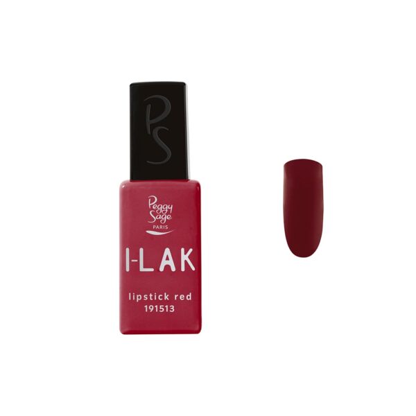 I-lAK soak off gel polish lipstick red