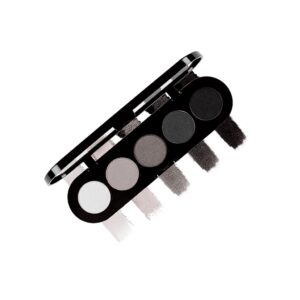 5 Eyeshadows Palette - Black & White 12,5g