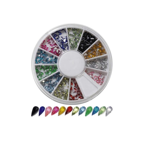 Peggy Sage Carousel for nail rhinestones drops 600 pcs