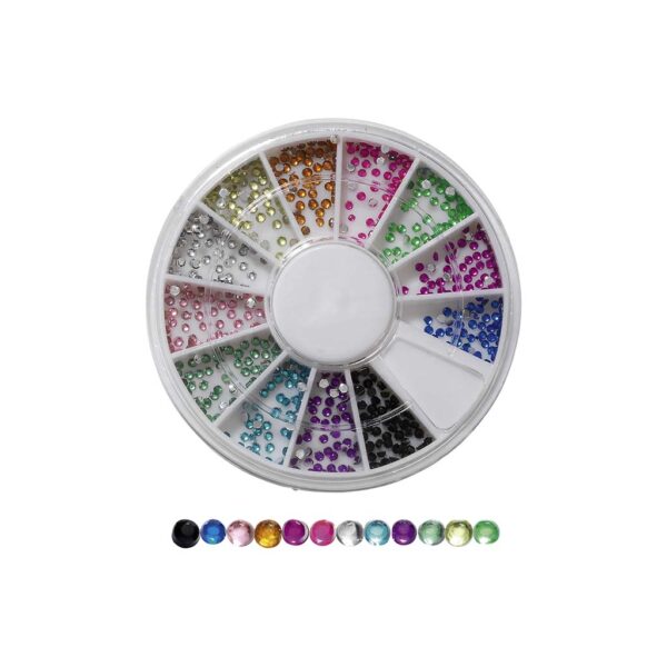 Peggy Sage Carousel nail rhinestones jewels - 600 pcs