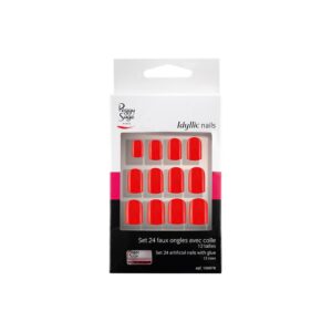 Peggy Sage Set 24 artificial nails Idyllic nail - corail