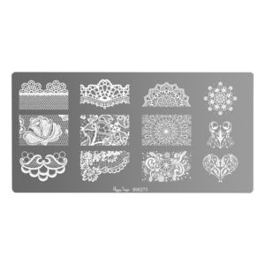 Peggy Sage Nail Art Stamping Plate Wedding