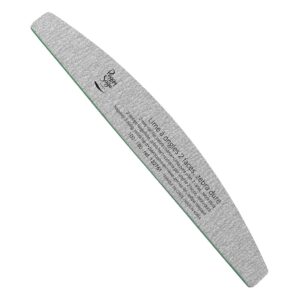 Peggy Sage 2-way half-moon nail file, zebra coarse 100 180