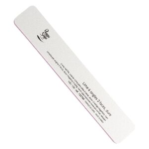 Peggy Sage 2-way rectangul. nail file 100 100, white
