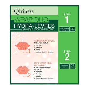 Qiriness Hydrating 2-Step Lip Scrub & Patch 14g