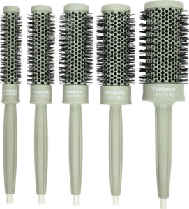 Professional Nature Round Hair Brushes Pack Of 5 Ø17, Ø23, Ø28, Ø32, Ø43